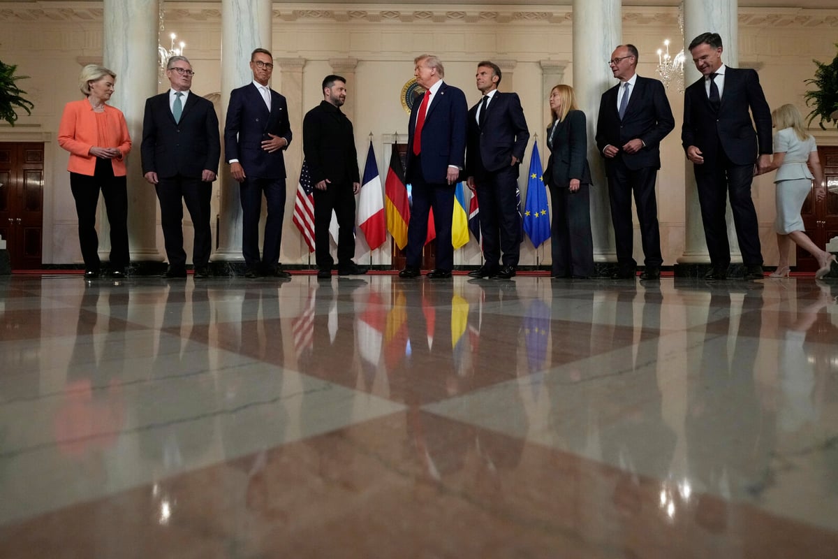 European Leaders Relieved by Defense Guarantees After White House Talks