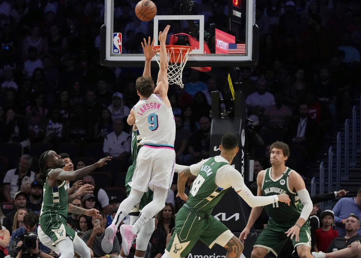 Pelle Larsson Struggles in Miami's Overtime Loss to Milwaukee