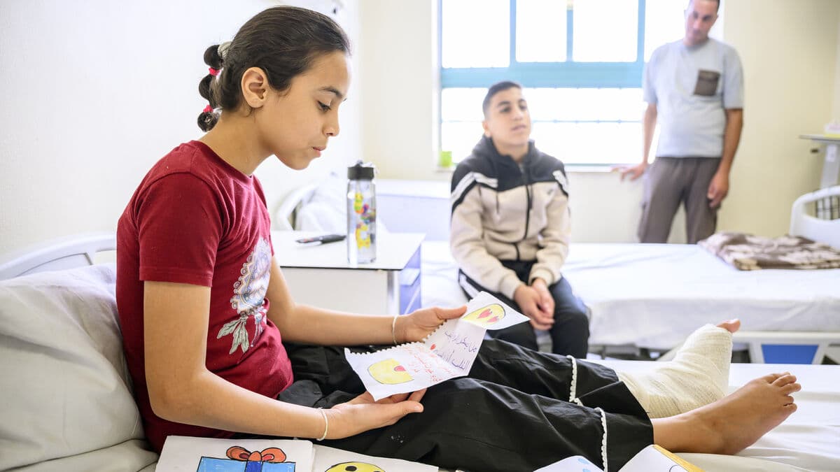 Gaza Girl Dreams of Walking Again After Surviving Attack