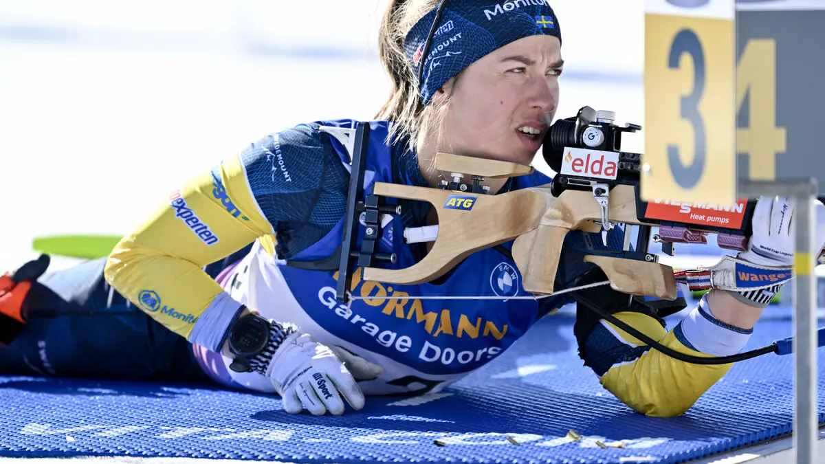 Swedish relay team fifth after strap came loose