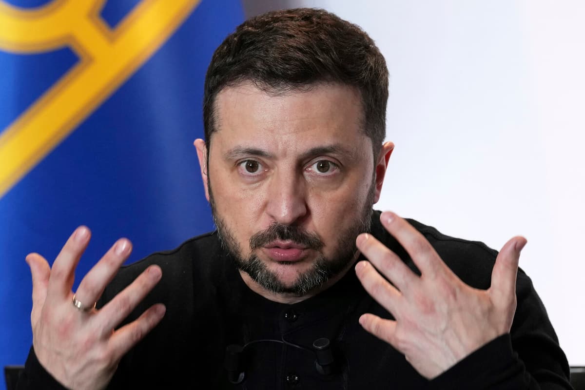 Zelensky Open to Peace Talks with Russia, Excluding Putin
