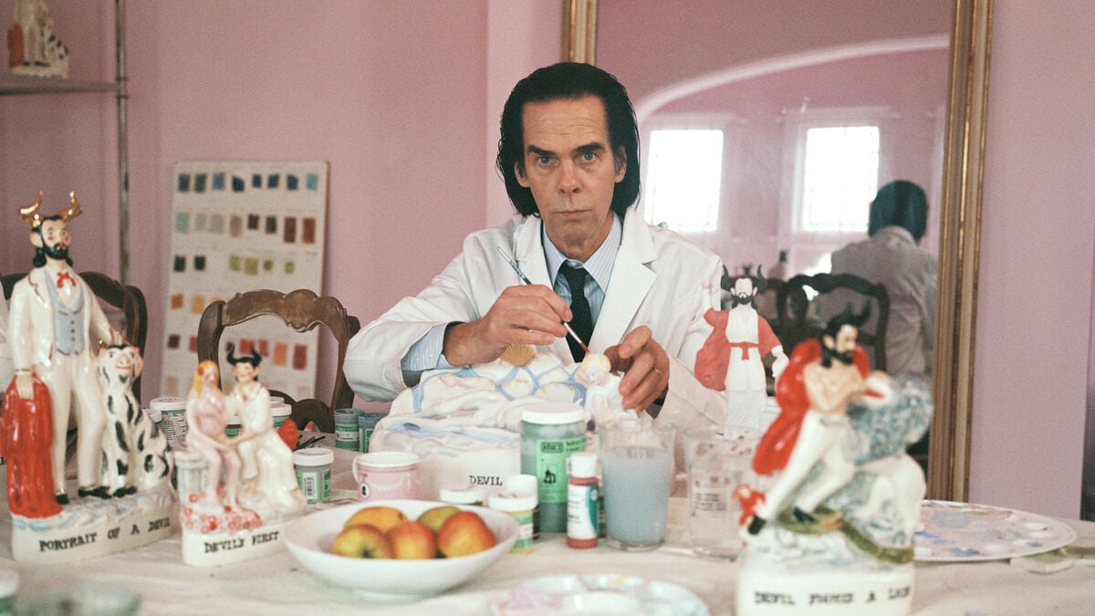 Nick Cave exhibits devilish art in Sweden