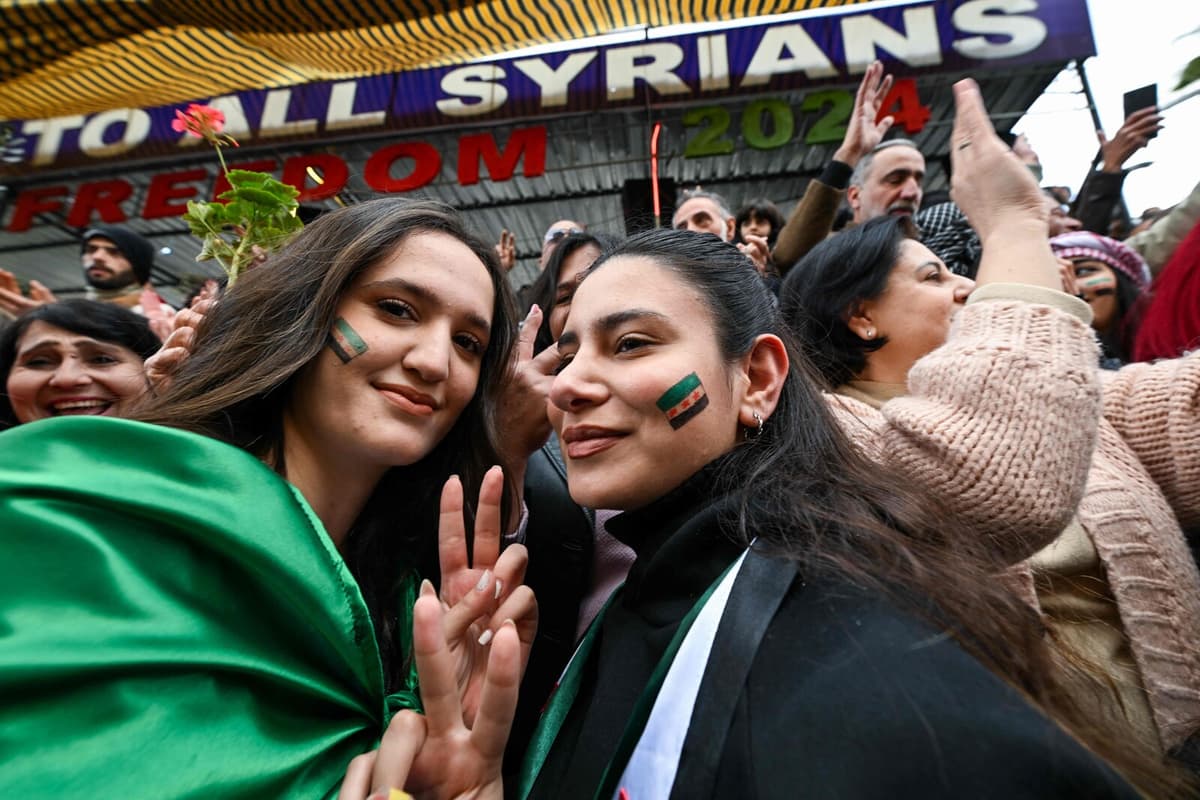 Tens of thousands celebrate al-Assad's fall in Syria