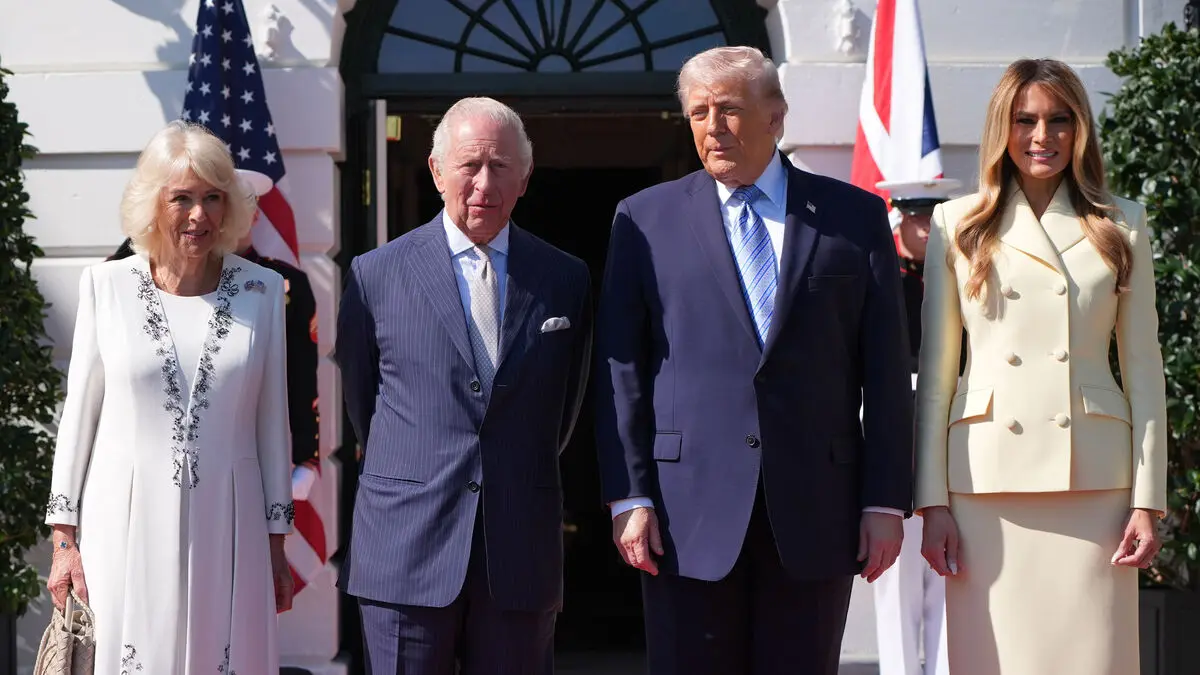 King Charles meets Trump at the White House during state visit