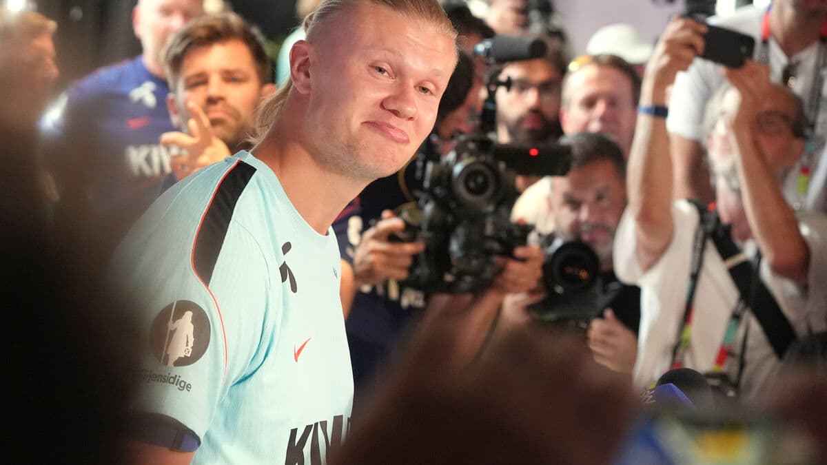 Erling Haaland phenomenon as Norway face England, never seen so many cameras at World Cup press conference