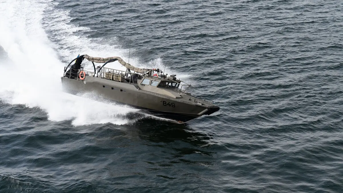 Ukrainian sailors in Sweden – being trained for combat