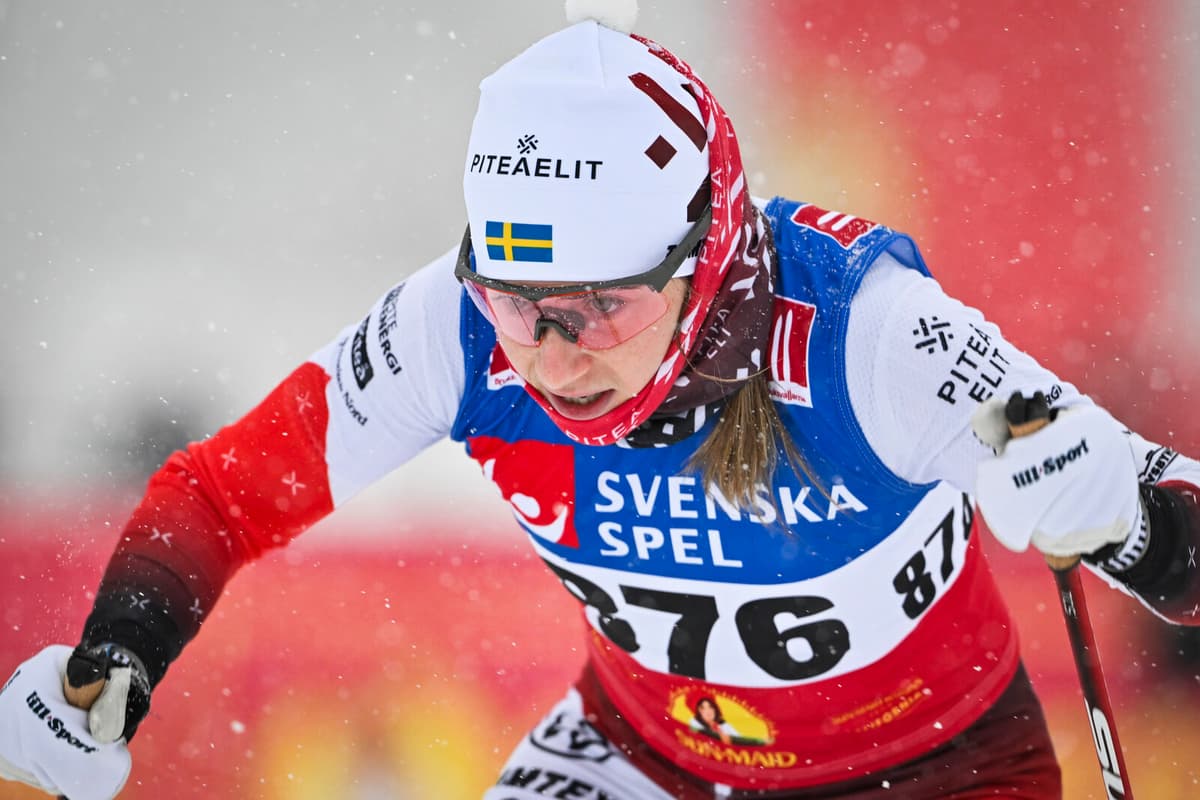 Ebba Andersson Dominates Swedish Ski Championship with Two-Minute Lead