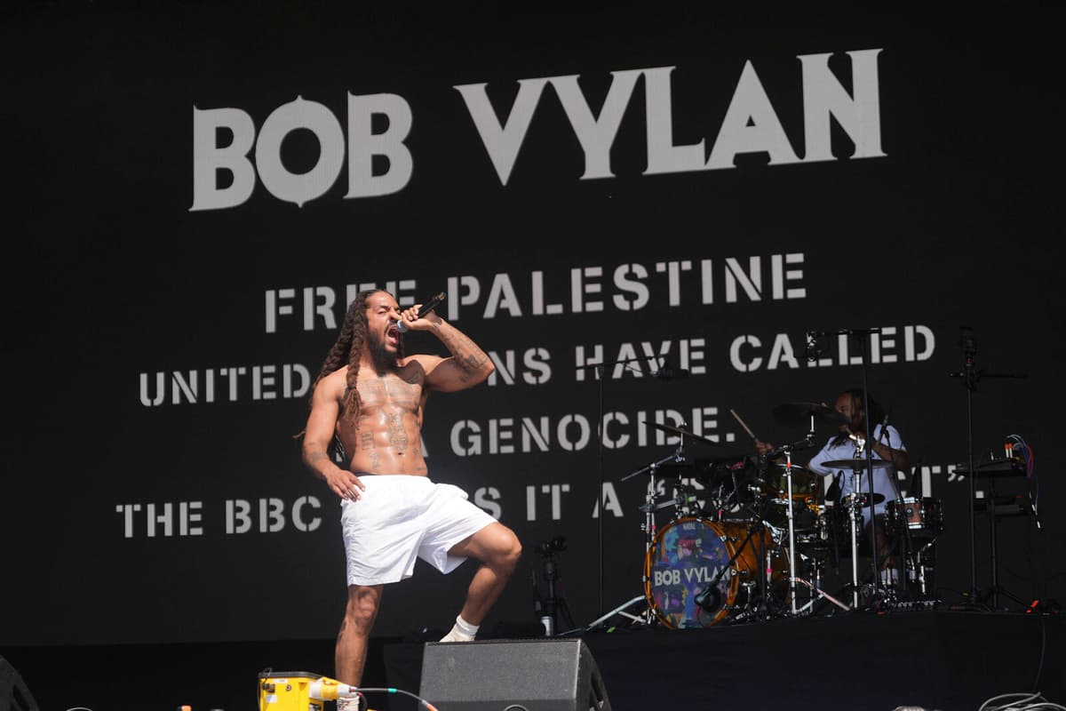 BBC Criticized for Airing Bob Vylan's Glastonbury Performance