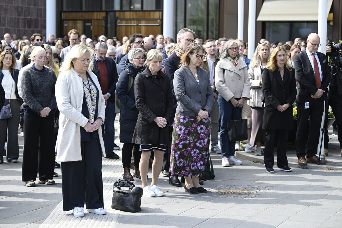 Uppsala Honors Triple Murder Victims with Minute of Silence