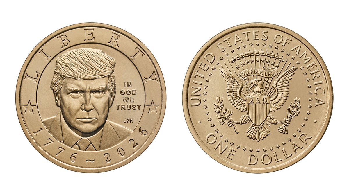 Trump’s face appears on new dollar coin despite ban