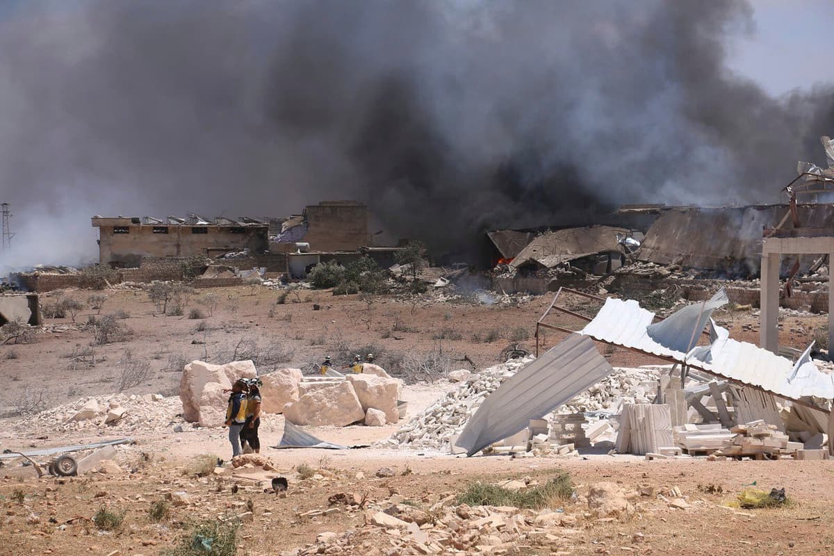 Ammunition Depot Explosion in Syria Kills Twelve, Injures Over 100