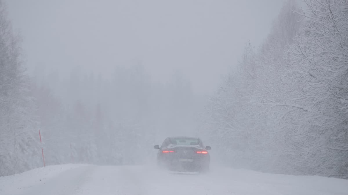 Heavy snowfall over Gotland – orange warning