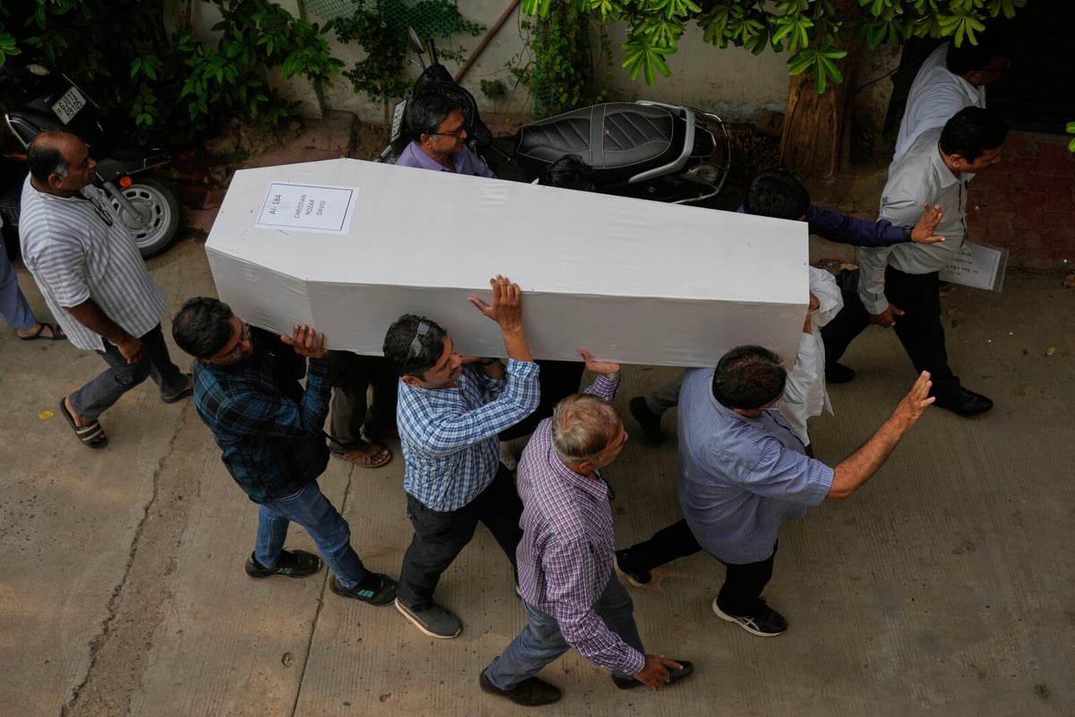 Remains of Ahmedabad Plane Crash Victims Returned to Families
