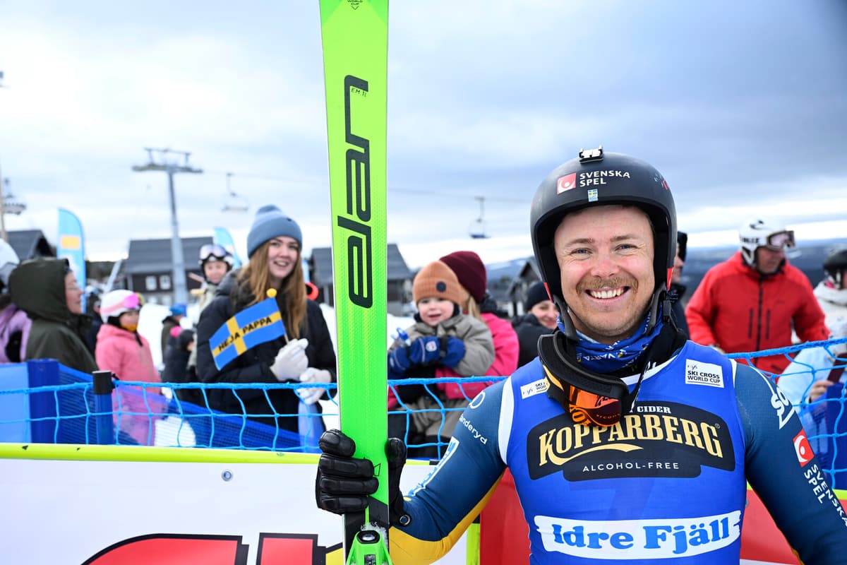 Erik Mobärg Celebrates Podium Finish at Idre World Cup Event