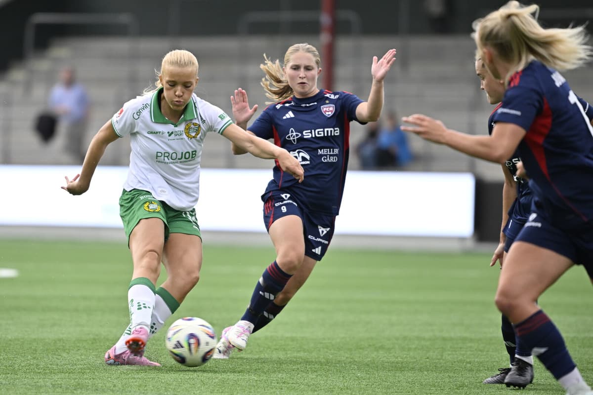 Hammarby Draws 2-2 with Rosengård, Remains Second in Damallsvenskan