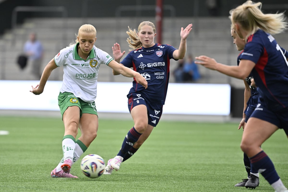 Hammarby Draws 2-2 with Rosengård, Remains Second in Damallsvenskan