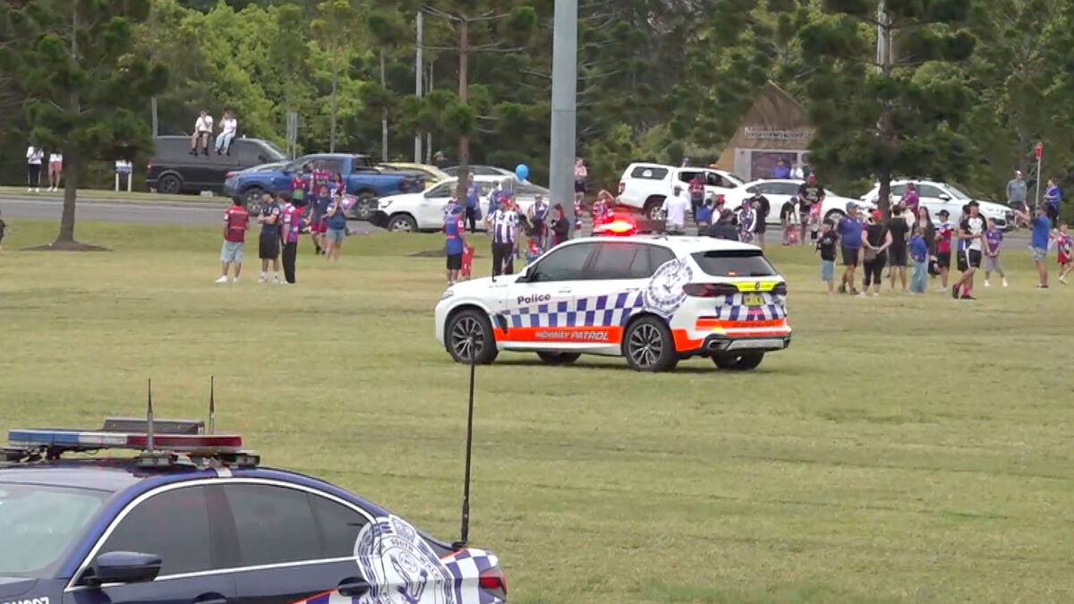 Car crashes into Newcastle Knights fans, injuring 10, including children