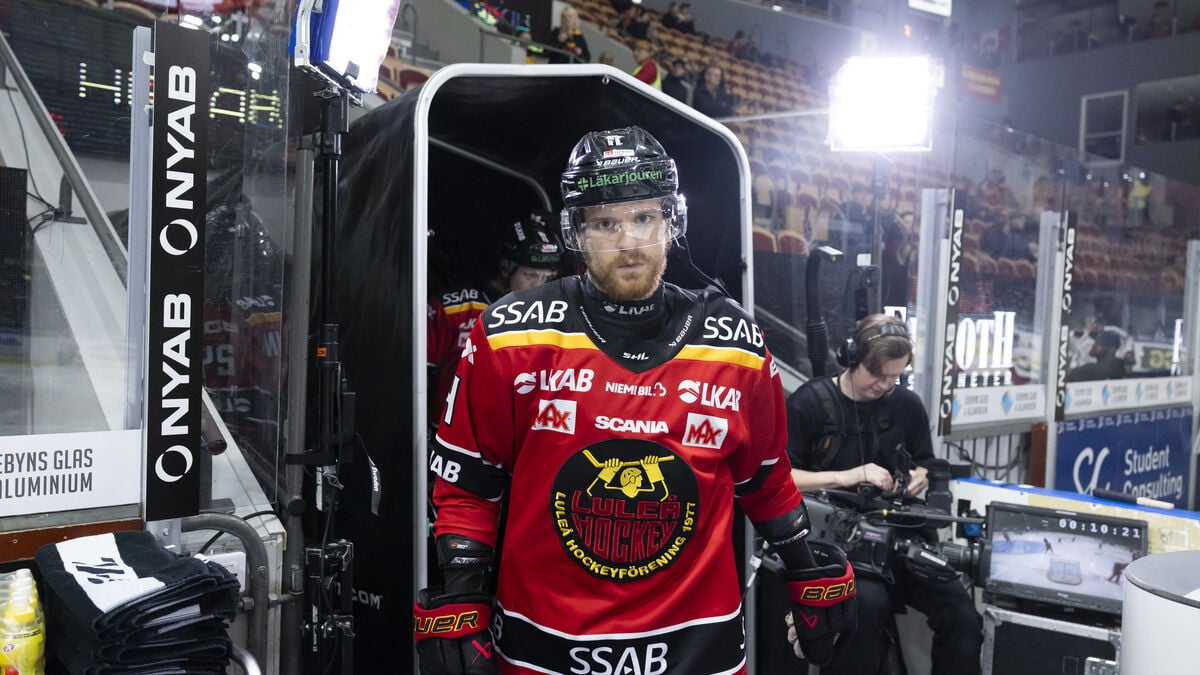 Argument in players' corridor between Luleå forward Brendan Shinnimin and Skellefteå coach Andreas Falk