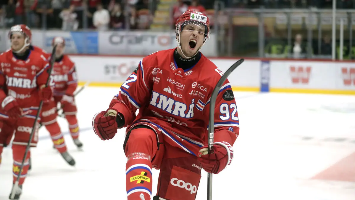 Tears after the goal: Anton Lundmark says hockey means a lot