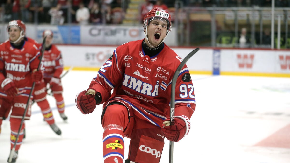 Tears after the goal: Anton Lundmark says hockey means a lot