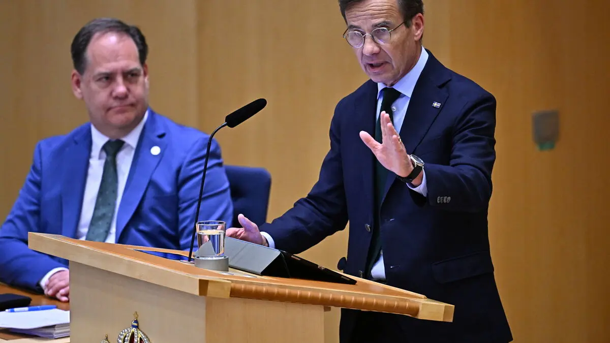 Kristersson ahead of the election: Don't change direction