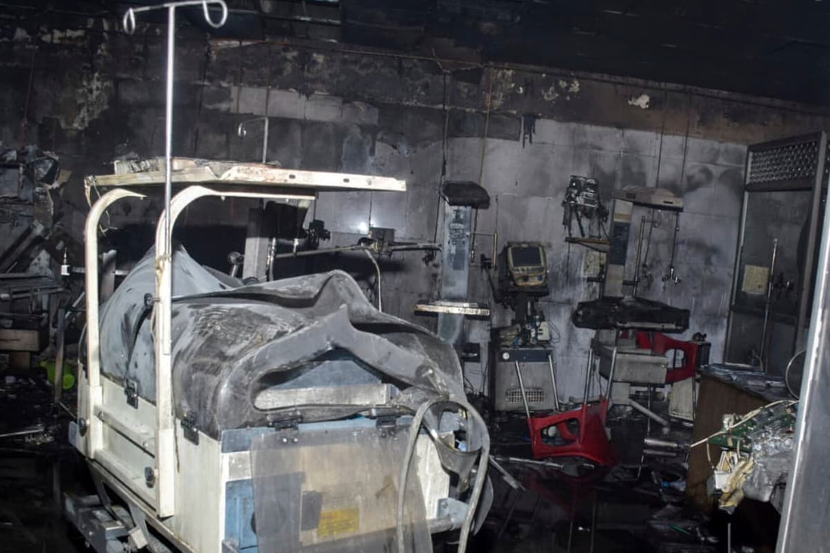 Ten Newborns Die in Hospital Fire