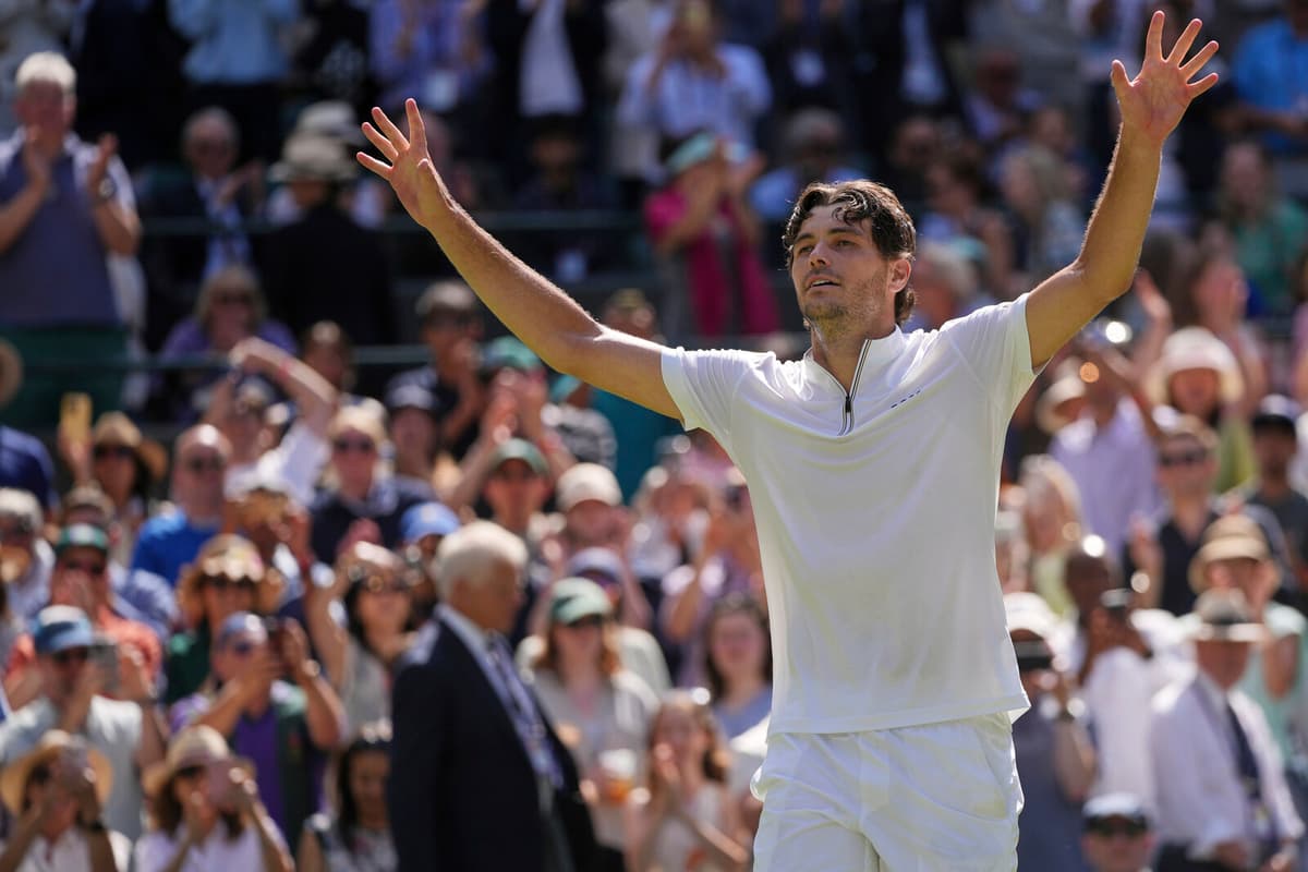Taylor Fritz Reaches First Wimbledon Semifinal Against Alcaraz