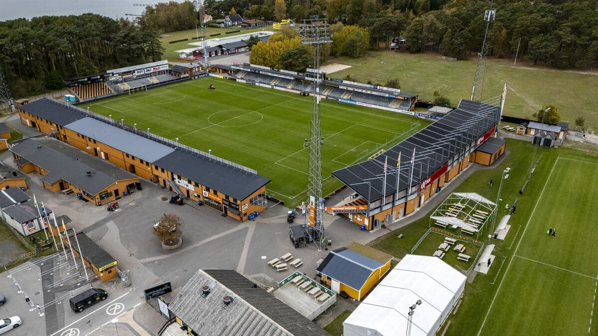 Mjällby's arena is being expanded - hopes for Champions League games