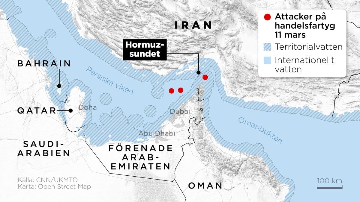 Attacks on ships in the