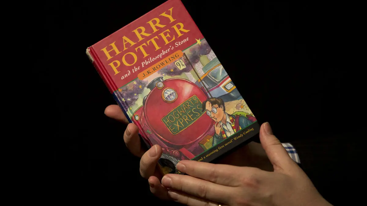Forgotten Harry Potter book sells for record price at auction