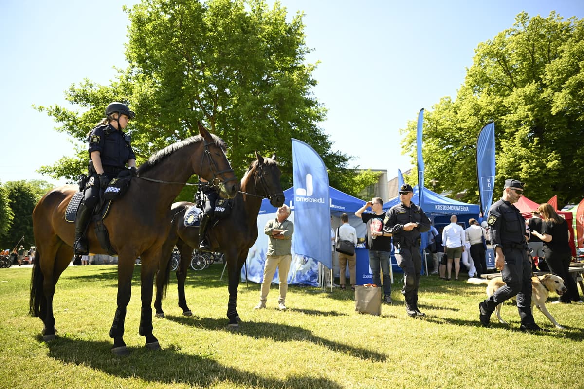 Lowered Threat Level Won't Impact Almedalen Security Efforts