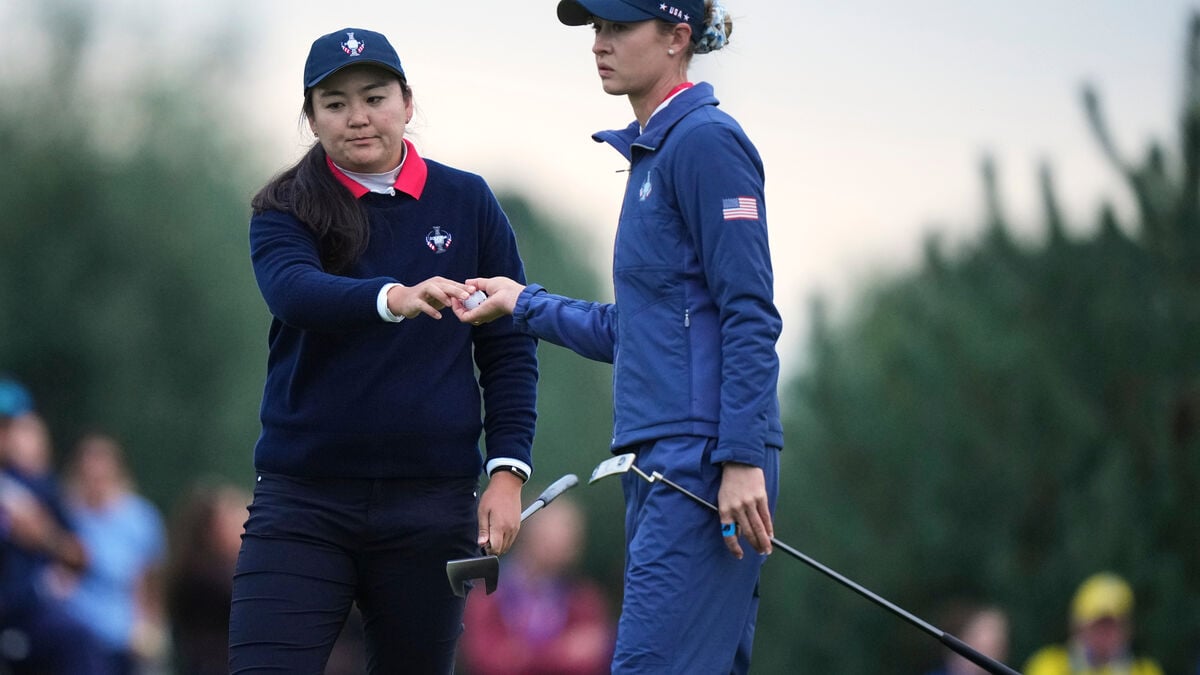 Stark and Grant face unbeaten Corpuz-Korda pair in Solheim Cup foursomes