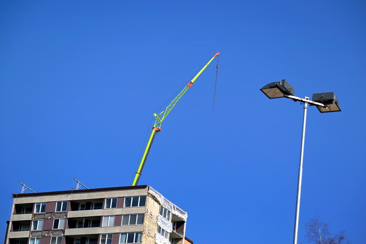 Construction Worker Injured by Rock at Stockholm Site