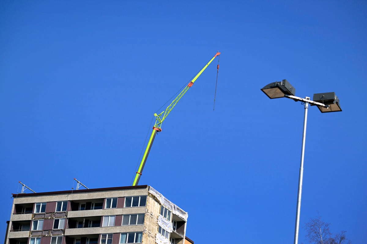 Construction Worker Injured by Rock at Stockholm Site