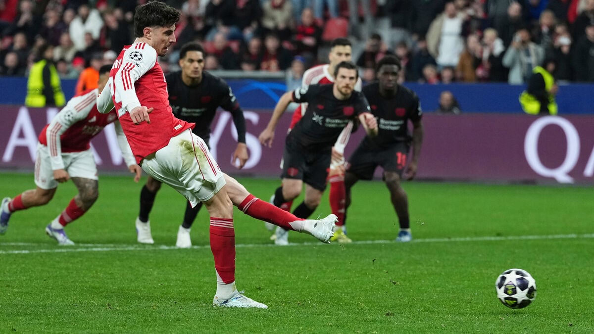 Havertz saved Arsenal against Leverkusen, equalized with a late penalty