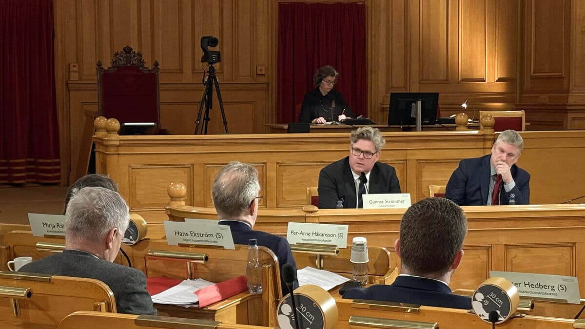 Currents in KU: Justice Minister Gunnar Strömmer admits violence motivated a higher tempo