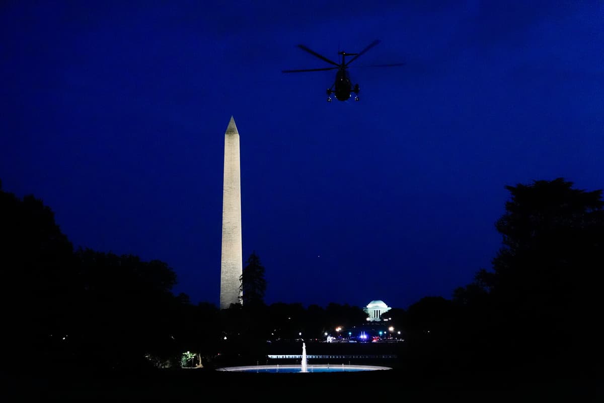 Man Charged for Pointing Laser at Trump's Helicopter
