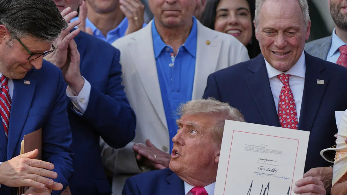 Trump's signature appears on U.S. dollar bills