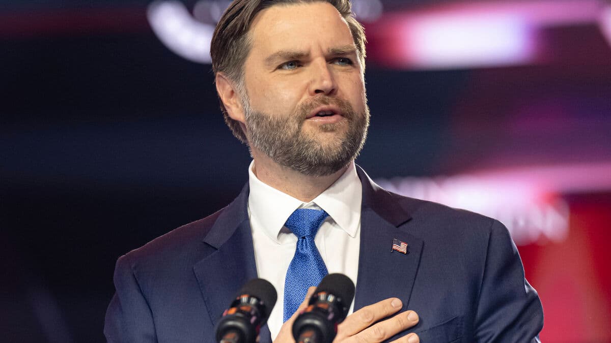 Vance and Rubio at Winter Olympics opening ceremony in Milan