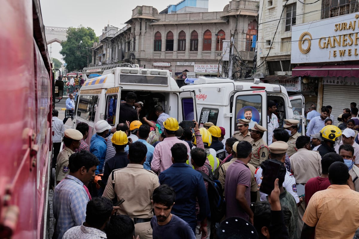 At Least 17 Dead in Hyderabad Building Fire
