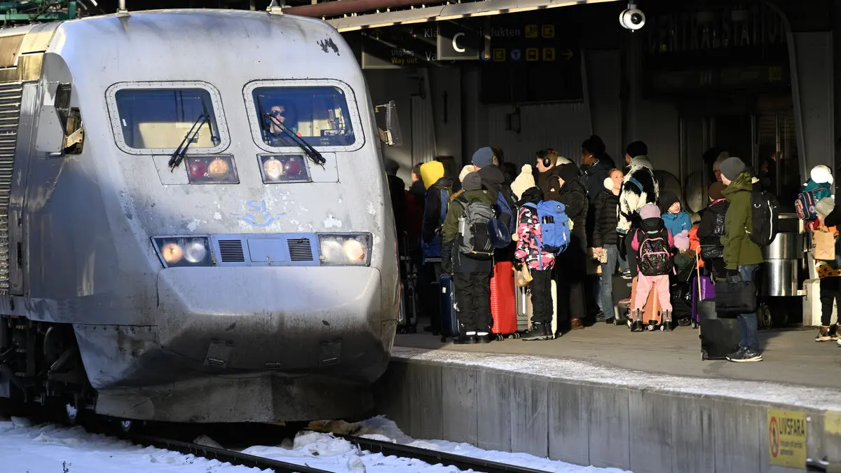 More trains arriving on time in February in Sweden