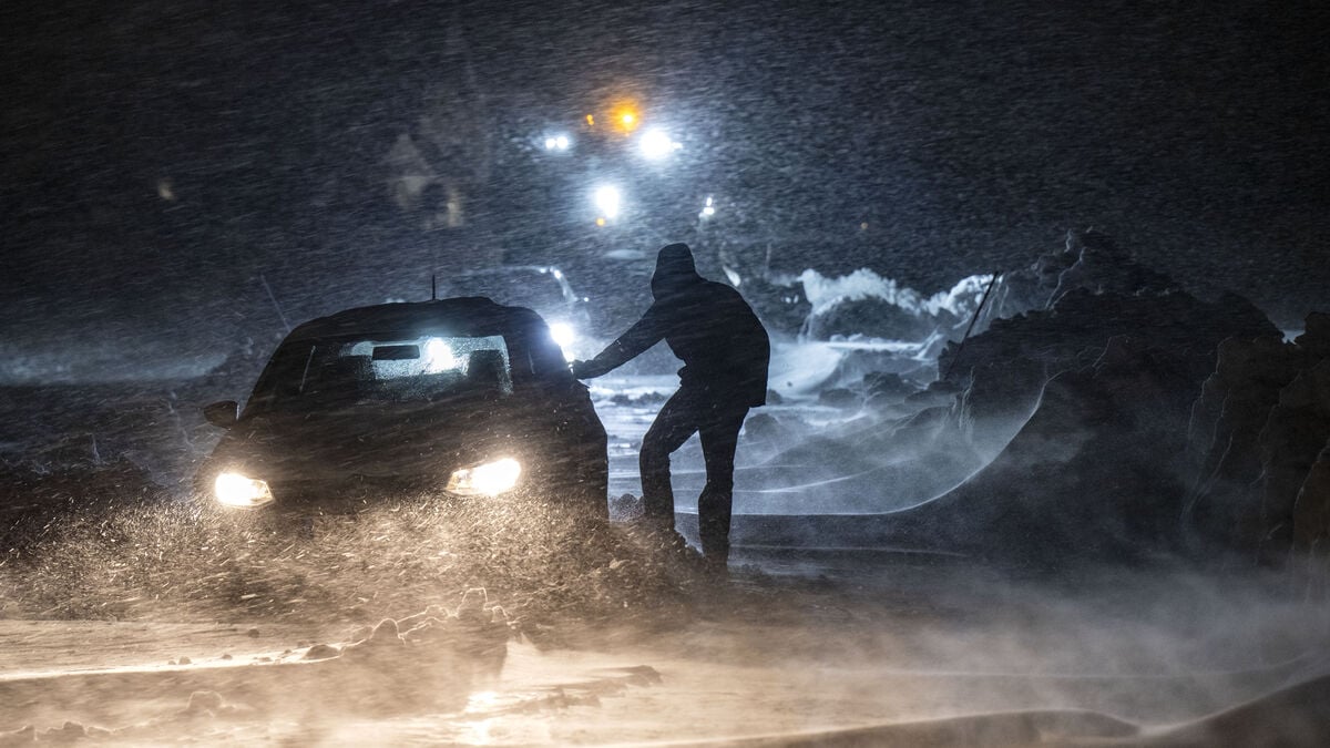 Roads open after the snow chaos - risk of slipping