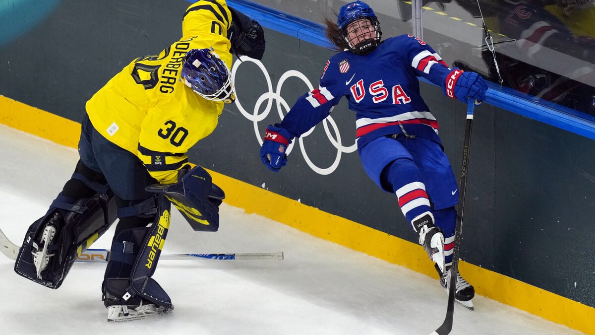 If they touch my goalkeeper they will suffer, says Swedish defender Jessica Adolfsson after Olympic semi-final