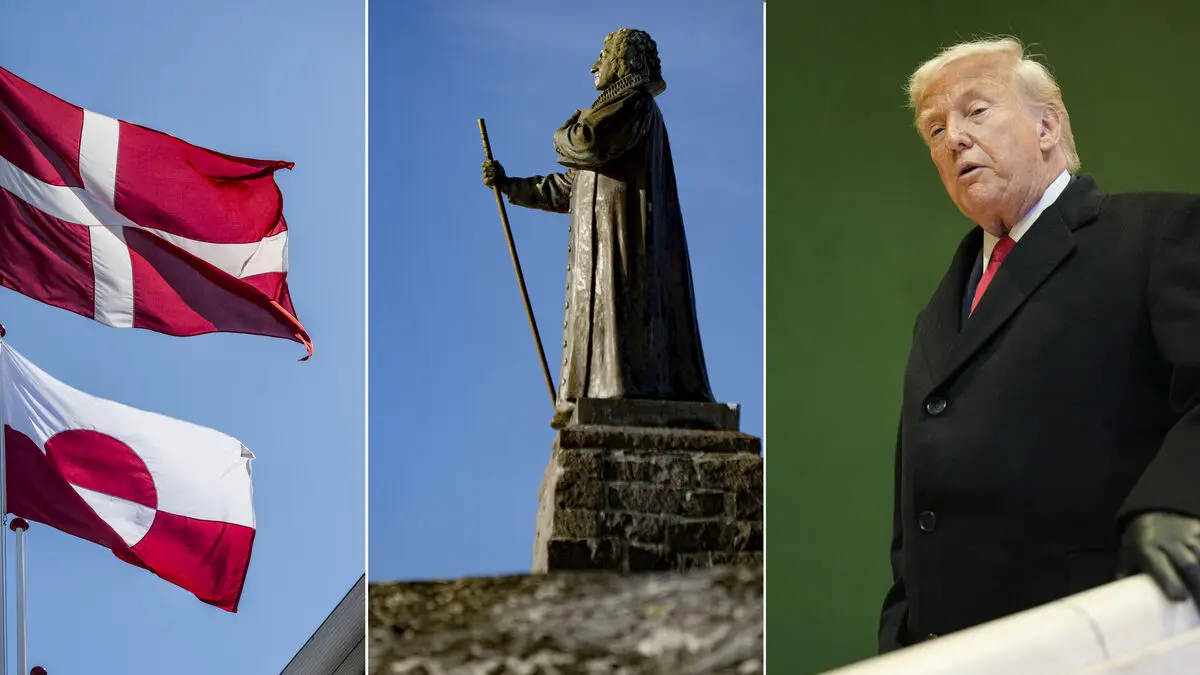 Events that tie Greenland to Denmark