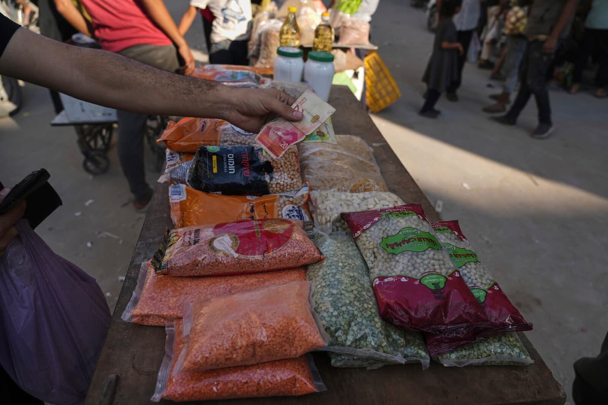 High Prices for Donated Food in Gaza Amid Security Challenges