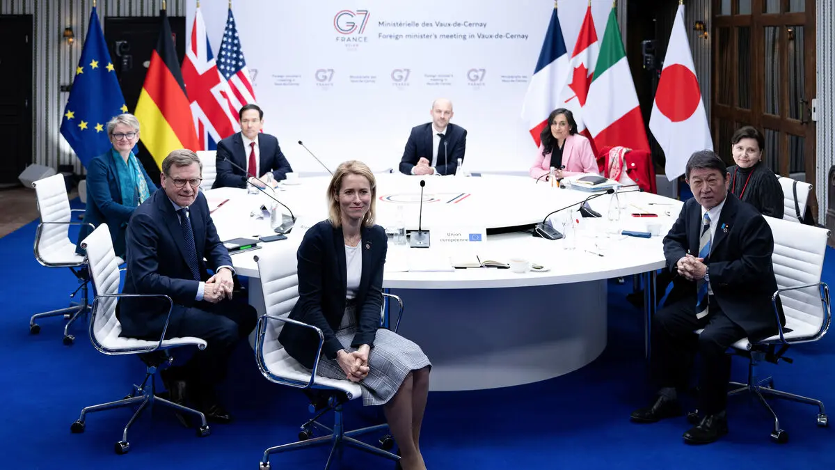 G7 foreign ministers call for an end to attacks on civilians in the Iran war