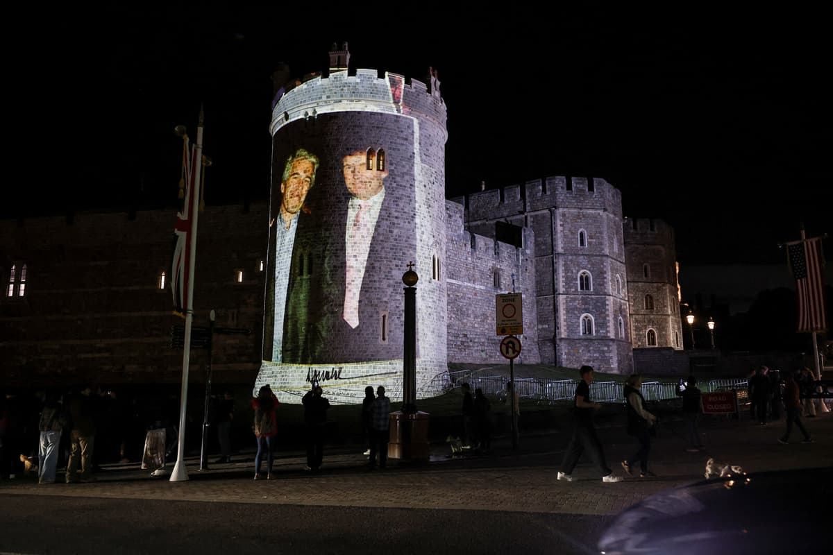 Four Arrested for Projecting Trump and Epstein Images on Windsor Castle