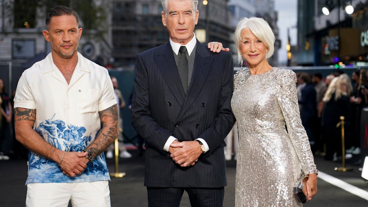Pierce Brosnan dismisses Mobland feud as a storm in a teacup