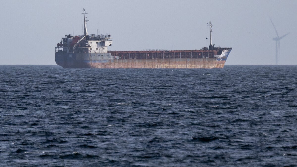 Seized Caffa taken to the port of Trelleborg