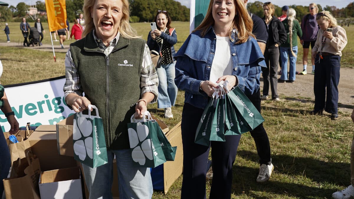 Annie Lööf returns to campaign for a broad centrist bloc in Sweden’s election race
